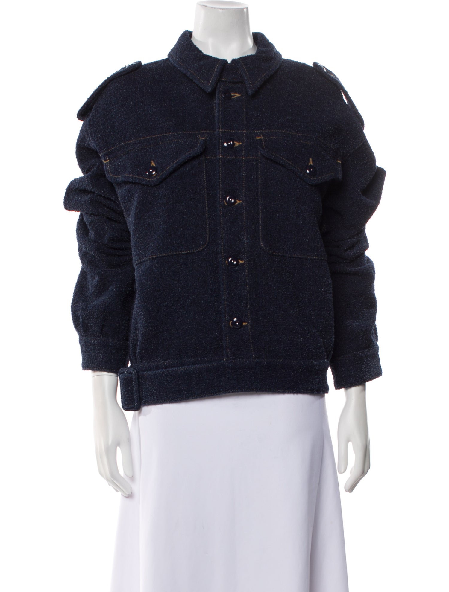 Givenchy Tweed Pattern Trucker Jacket w/ Tags