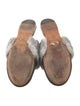 Givenchy Leather Fur Trim Mules