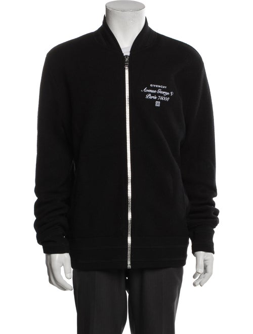 Givenchy Wool Graphic Print Bomber Jacket