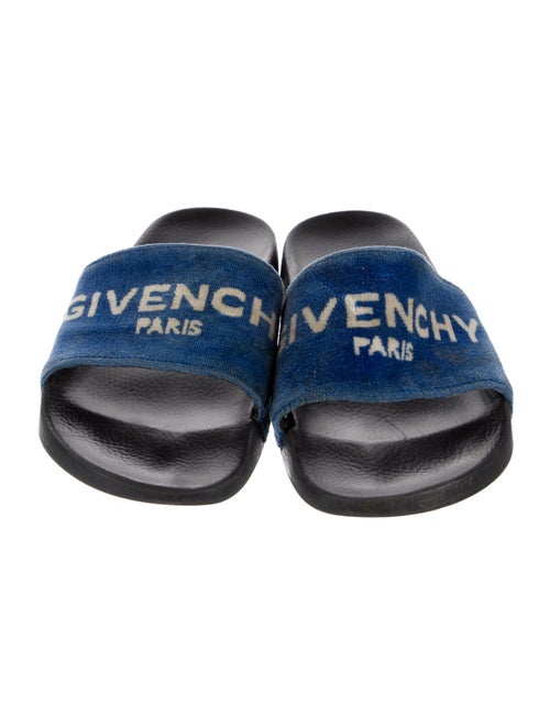 Givenchy Velvet Printed Slides