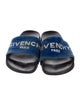 Givenchy Velvet Printed Slides