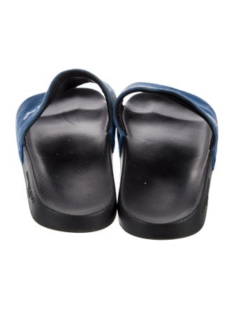 Givenchy Velvet Printed Slides