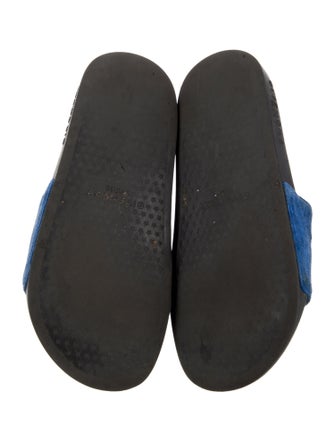 Givenchy Velvet Printed Slides