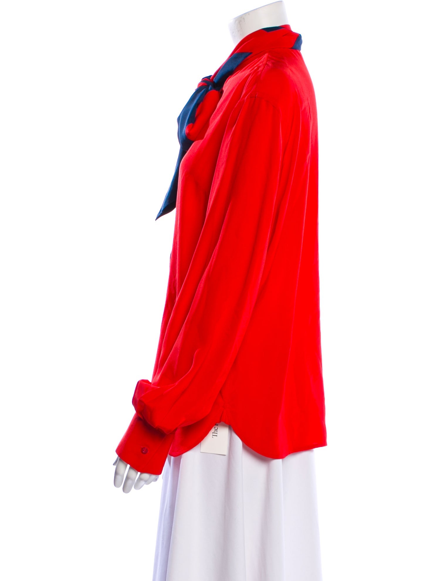 Givenchy Silk Square Neckline Blouse