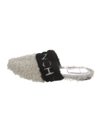 Givenchy Shearling Printed Slides
