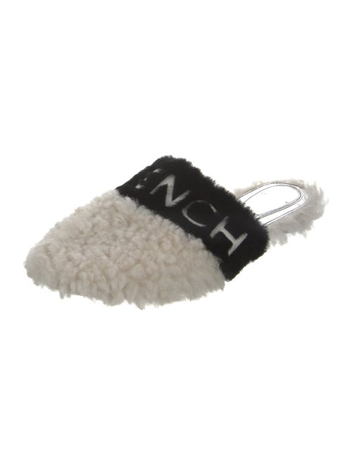 Givenchy Shearling Printed Slides
