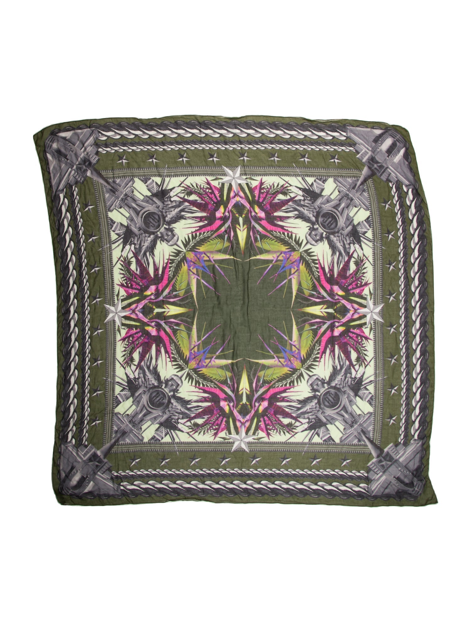 Givenchy Floral Print Scarf