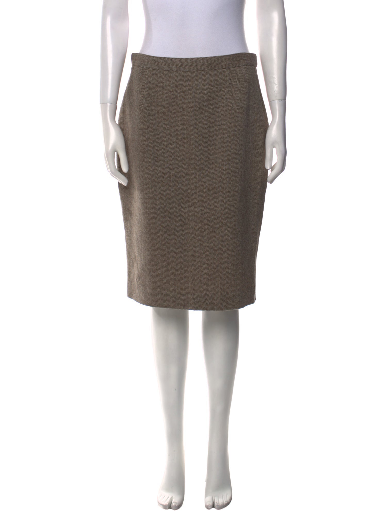 Givenchy Wool Knee-Length Skirt