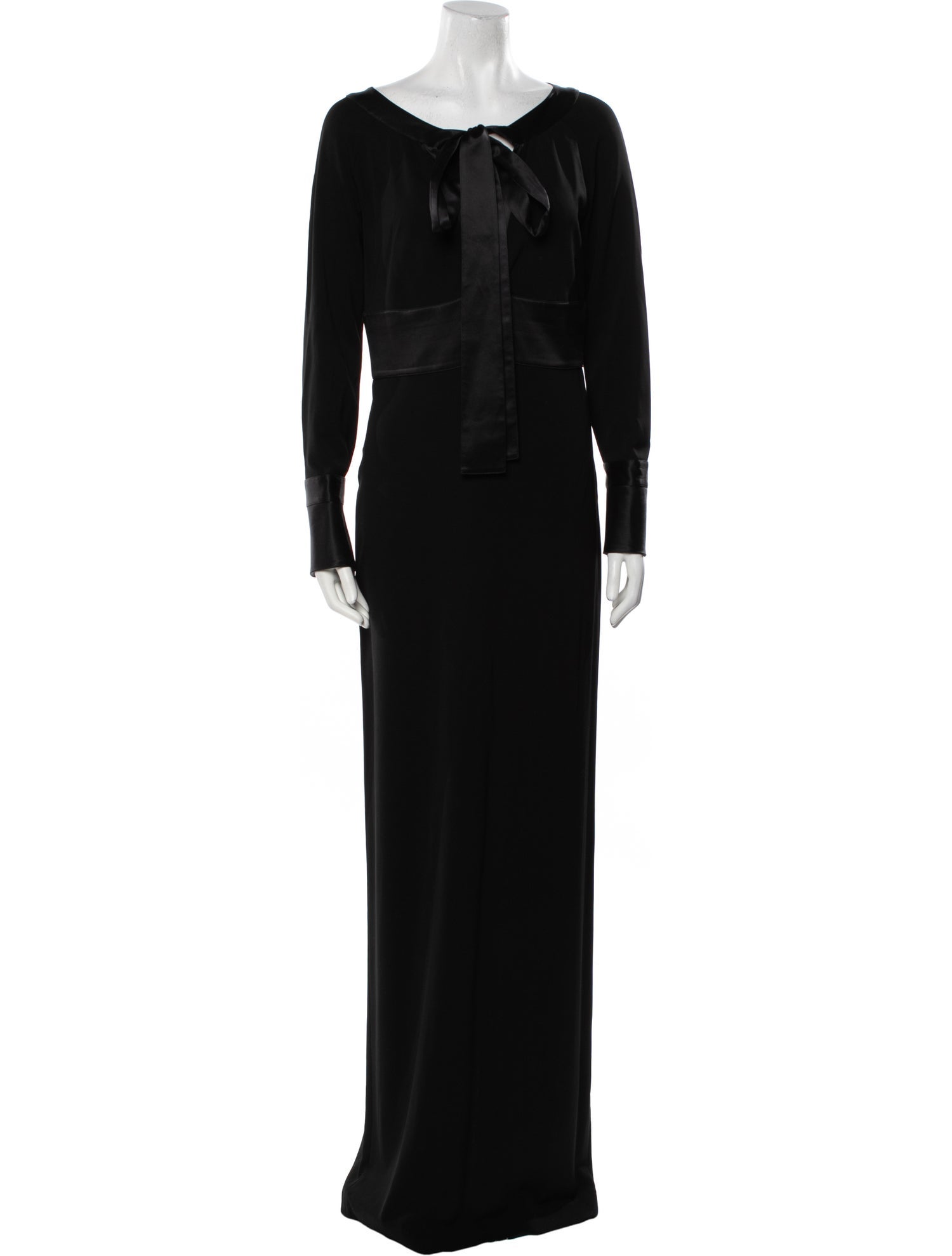 Givenchy Scoop Neck Long Dress