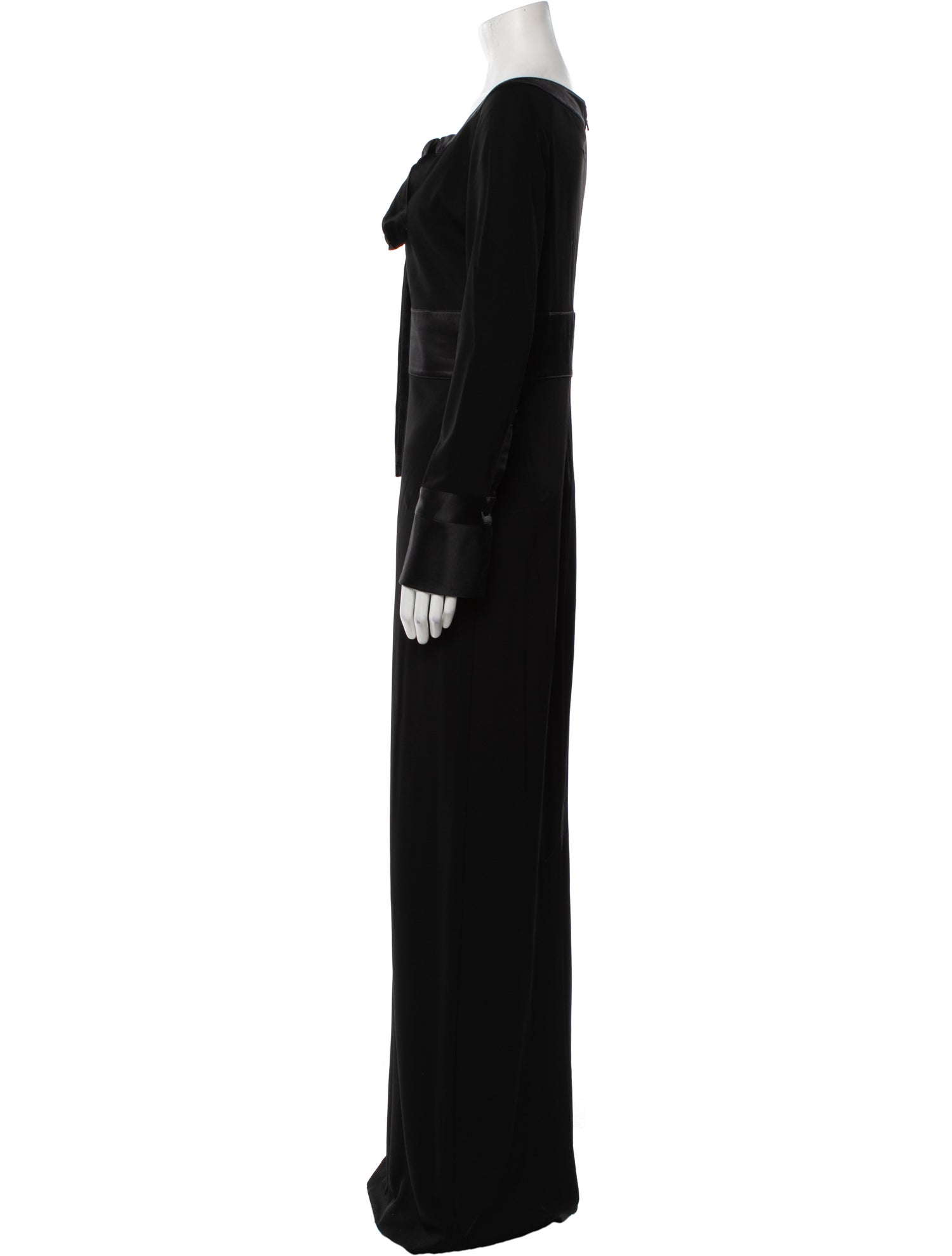 Givenchy Scoop Neck Long Dress