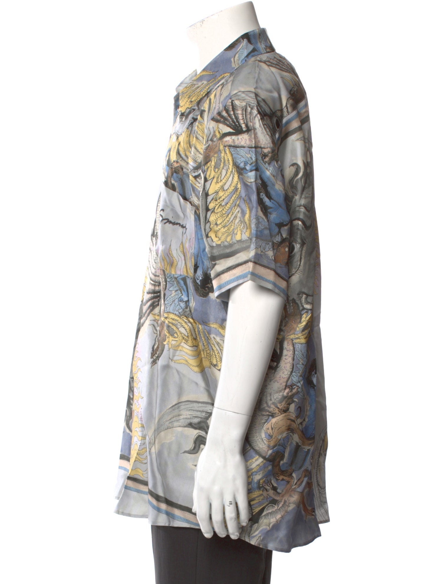 Givenchy Silk Floral Print Shirt w/ Tags