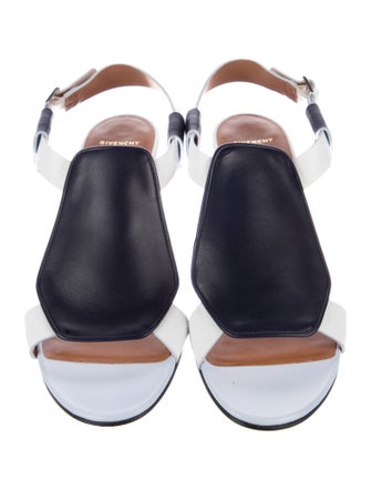 Givenchy Leather Slingback Sandals