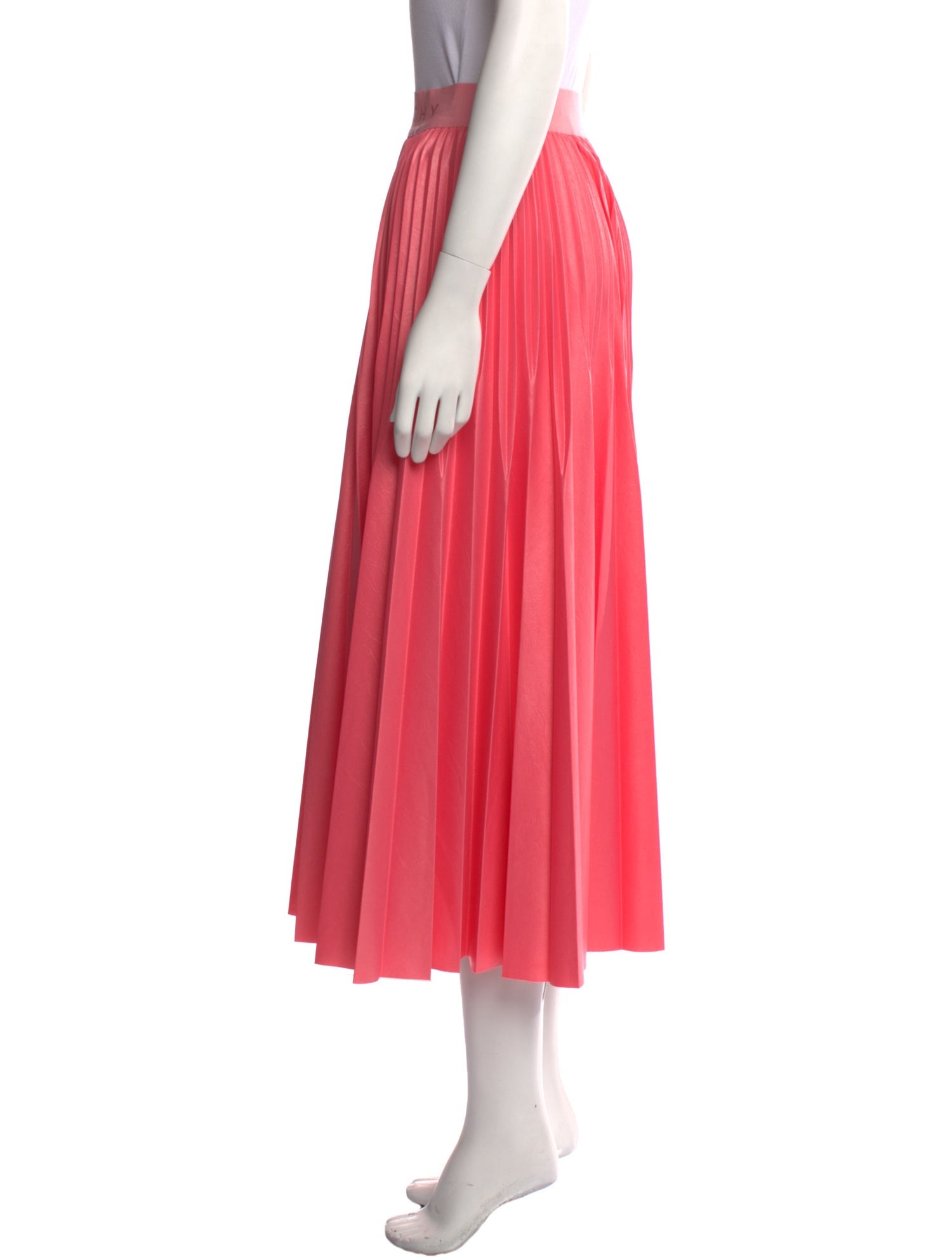 Givenchy Grosgrain Trim Midi Length Skirt