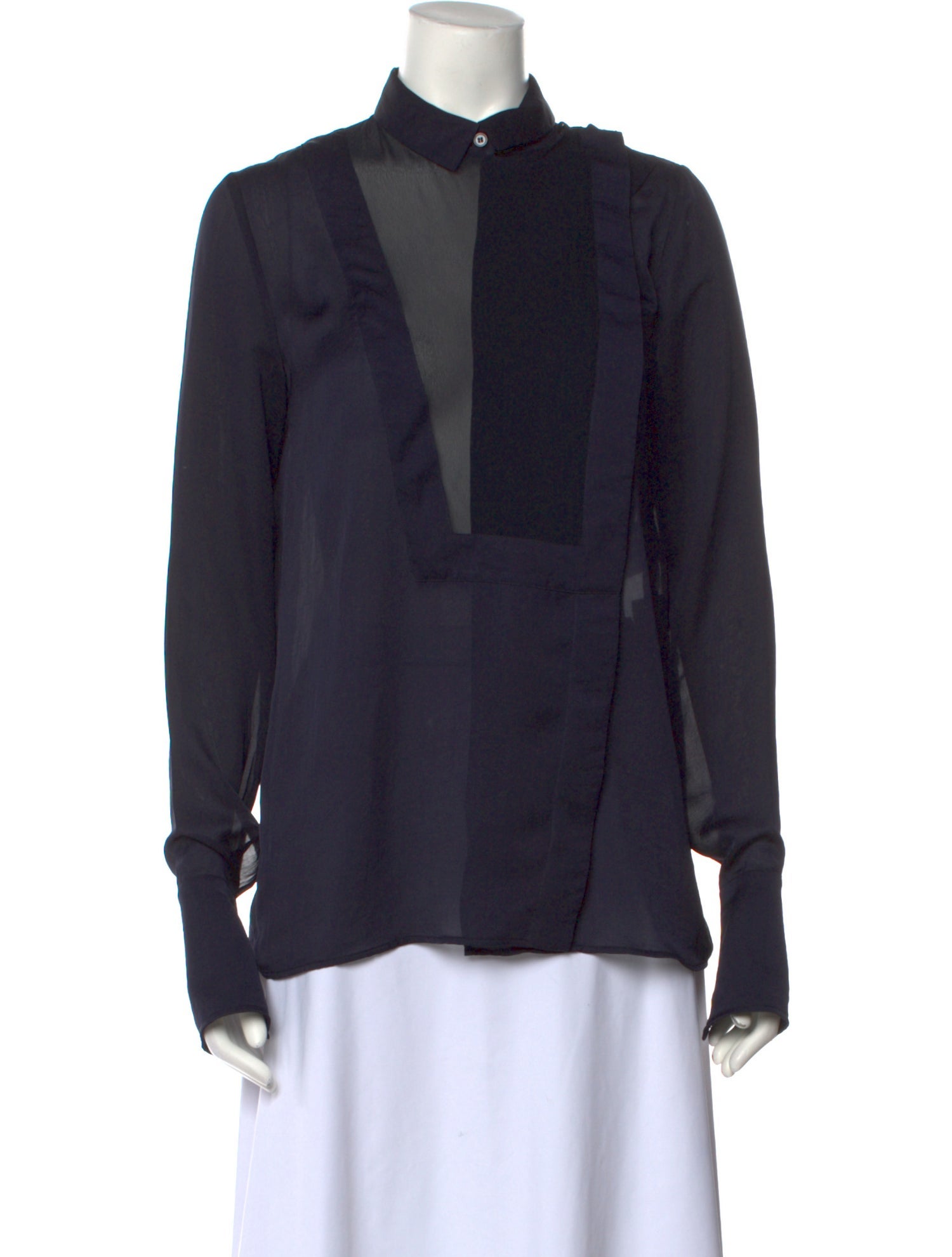 Givenchy Long Sleeve Blouse