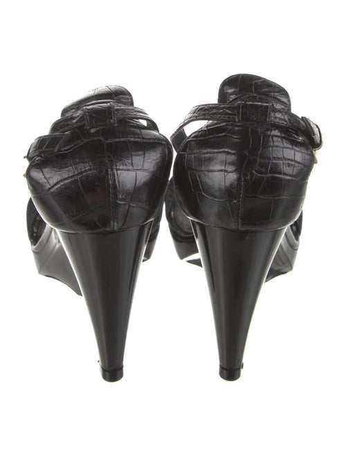 Givenchy Leather Printed Slingback Sandals