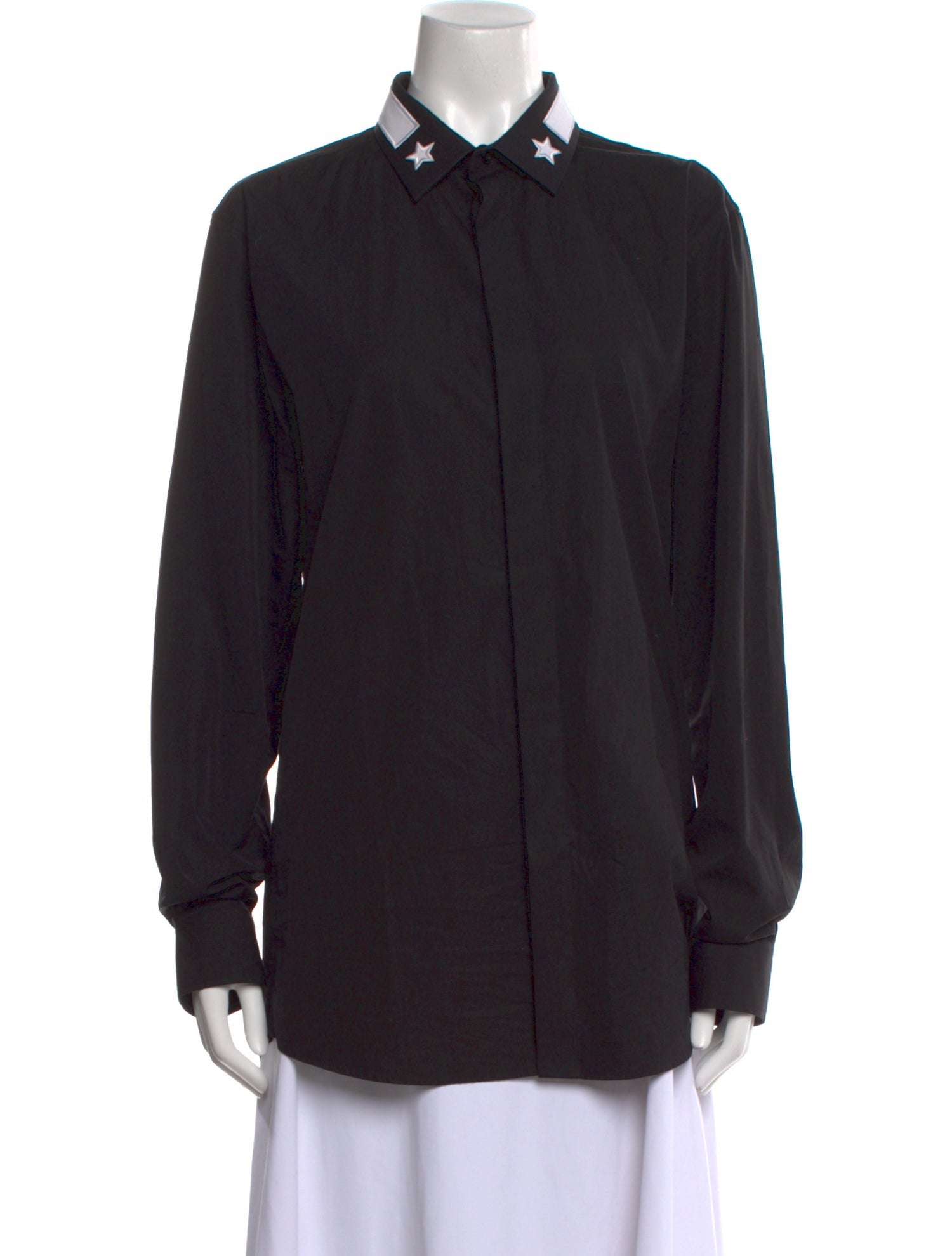 Givenchy Long Sleeve Button-Up Top