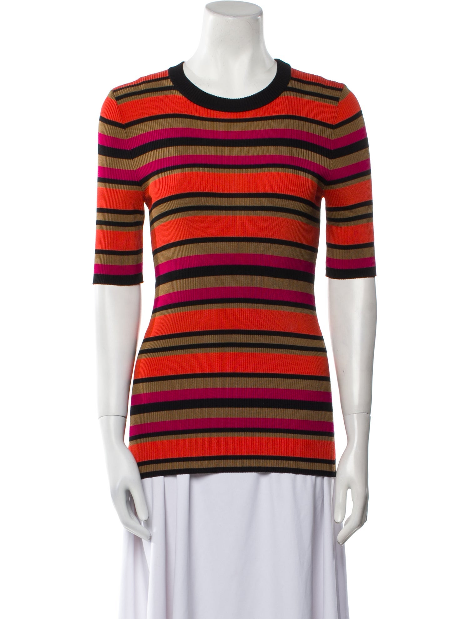 Givenchy Striped Crew Neck T-Shirt
