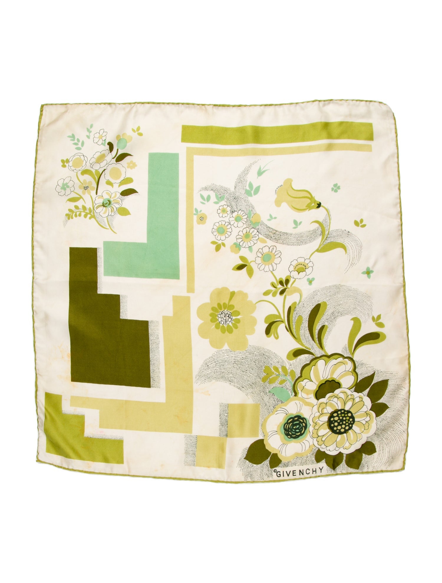 Givenchy Floral Print Scarf