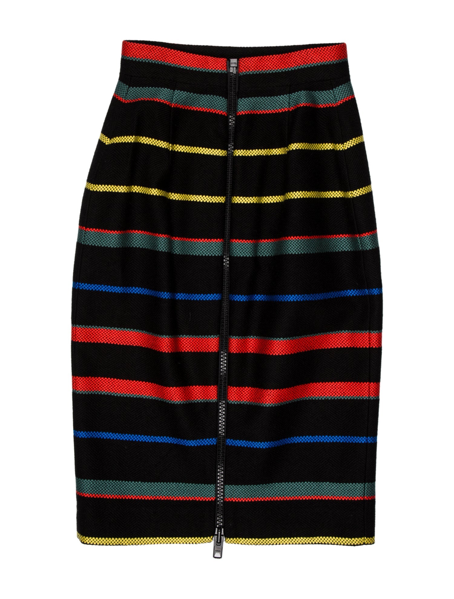 Givenchy Striped Knee-Length Skirt