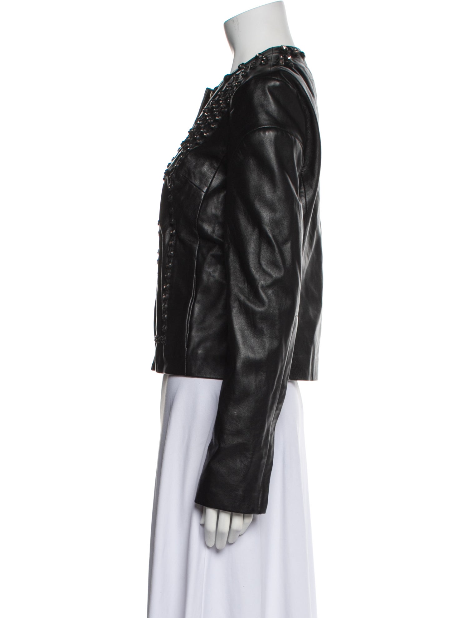 Givenchy Leather Evening Jacket