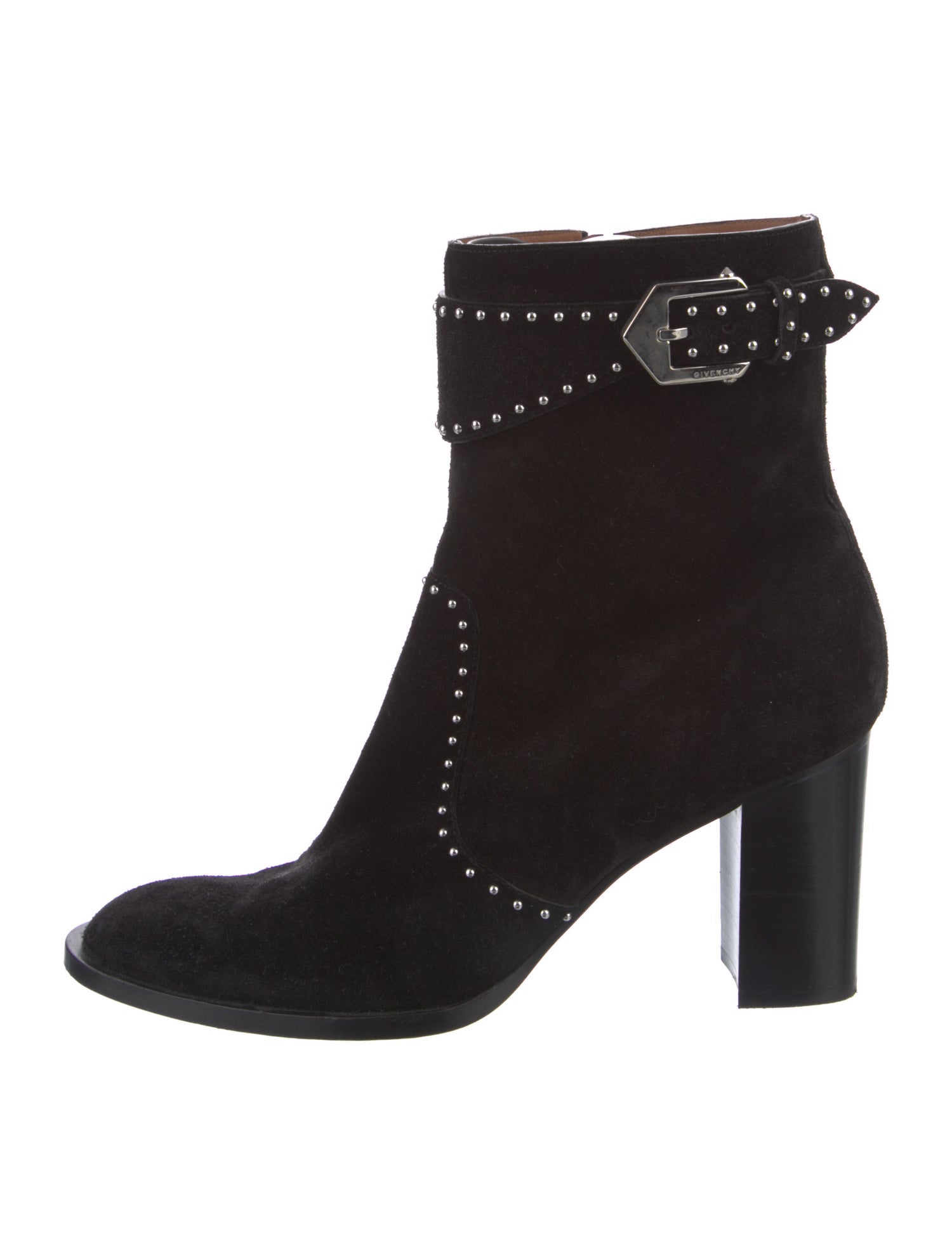 Givenchy Suede Studded Accents Boots