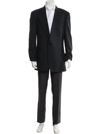 Givenchy Plaid Print Blazer