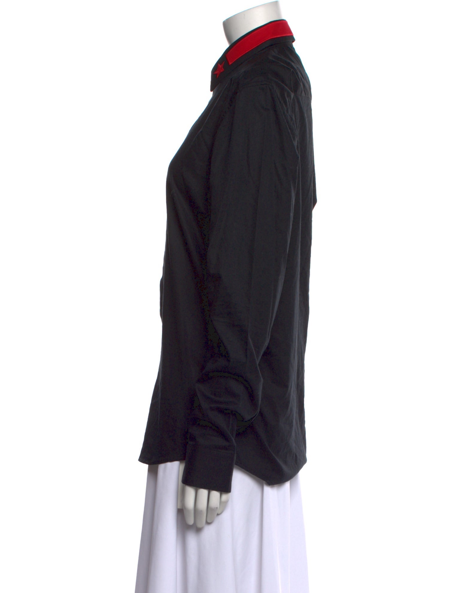 Givenchy Long Sleeve Button-Up Top