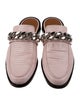 Givenchy Suede Chain-Link Accents Mules