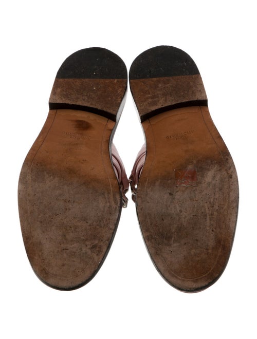 Givenchy Suede Chain-Link Accents Mules