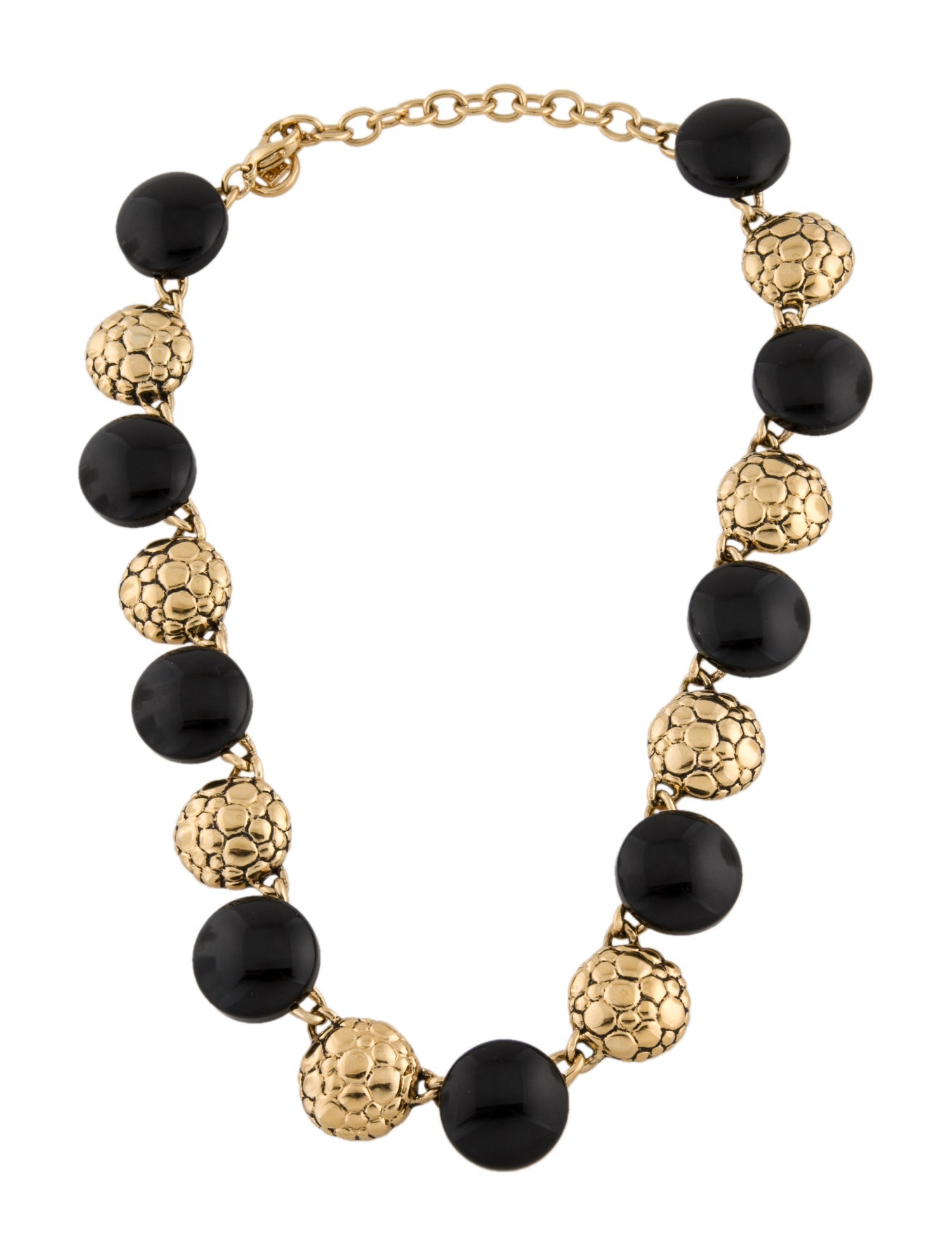 Givenchy Vintage Resin Station Necklace