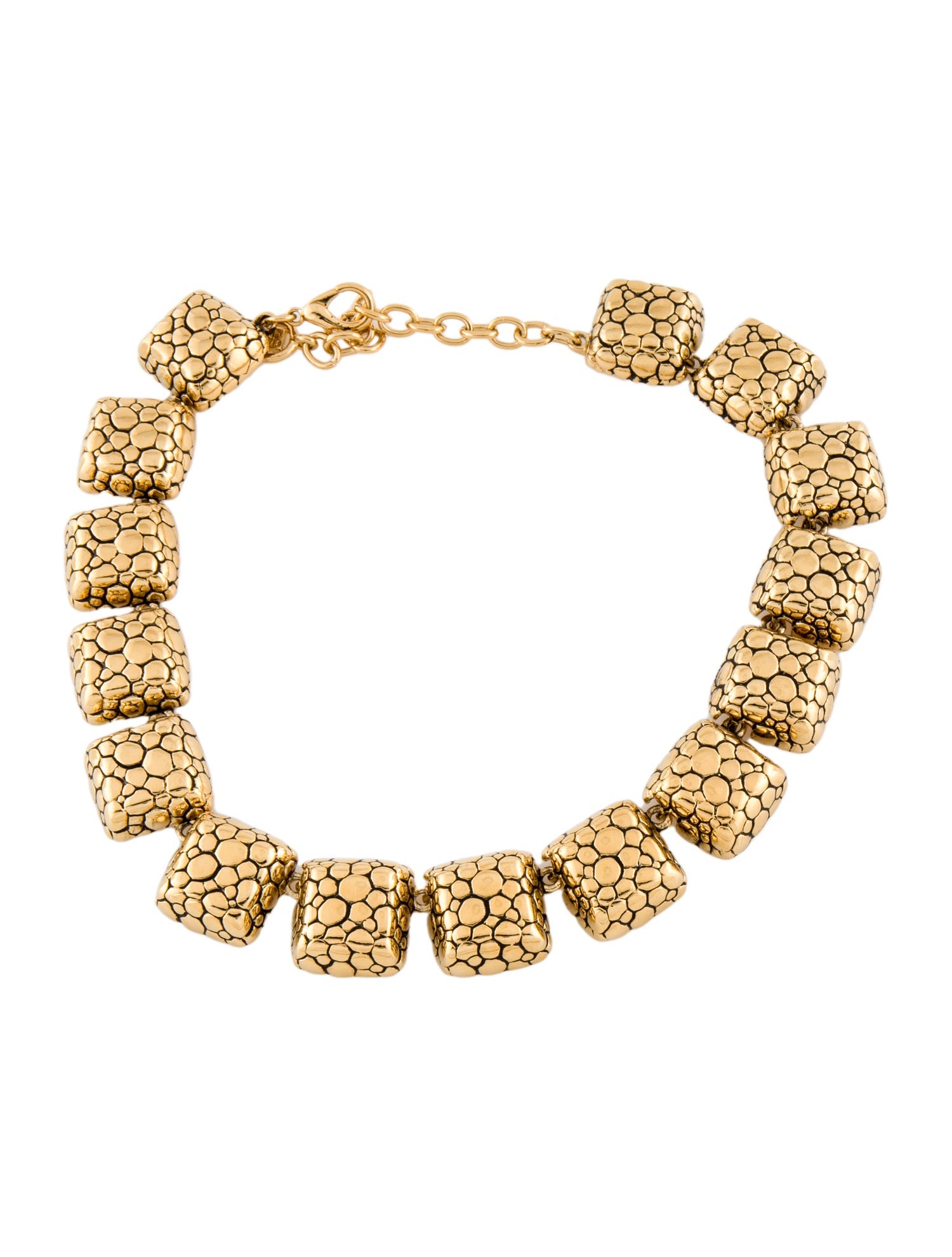 Givenchy Vintage Pebble Collar Necklace