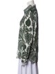 Givenchy Paisley Print Long Sleeve Button-Up Top