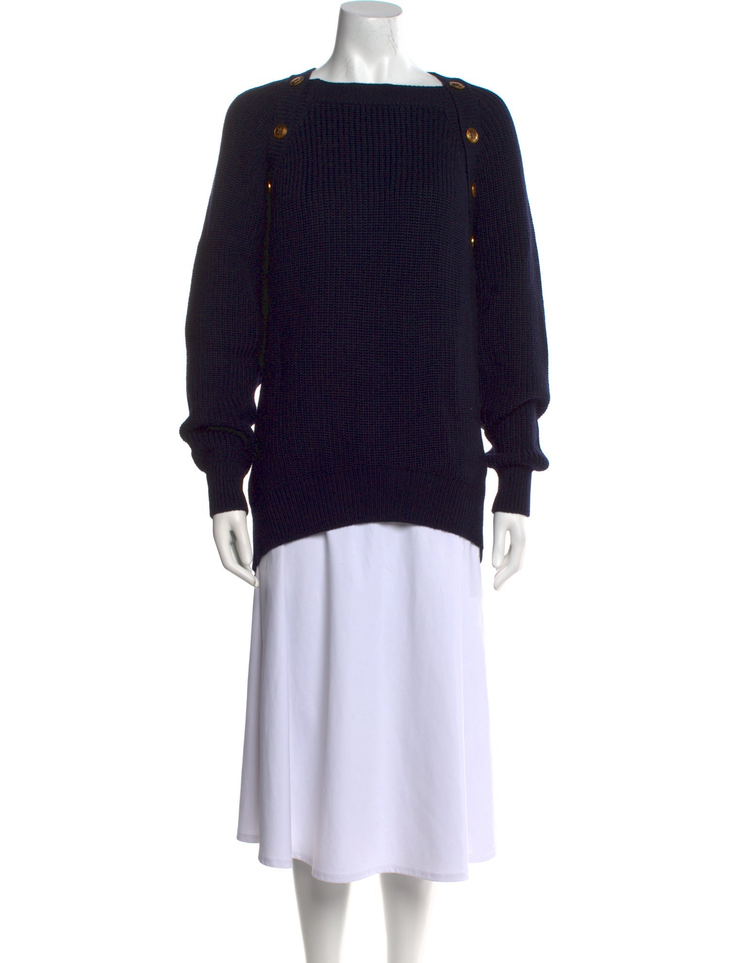 Givenchy Wool Bateau Neckline Sweater