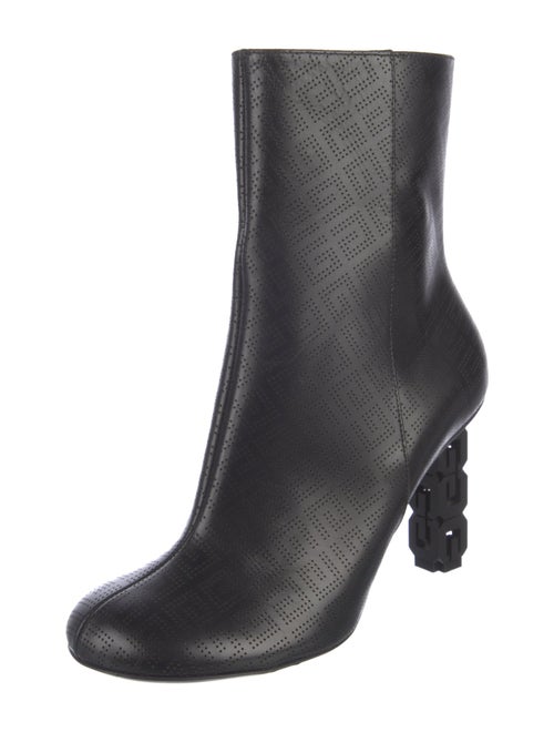 Givenchy Leather Lasercut Accents Boots