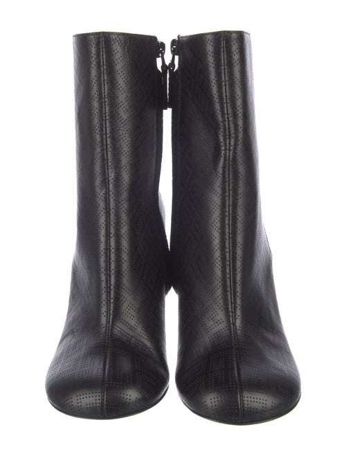 Givenchy Leather Lasercut Accents Boots