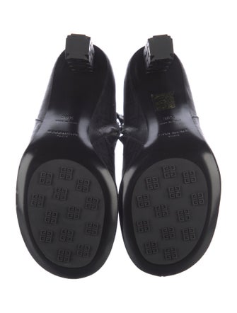 Givenchy Leather Lasercut Accents Boots