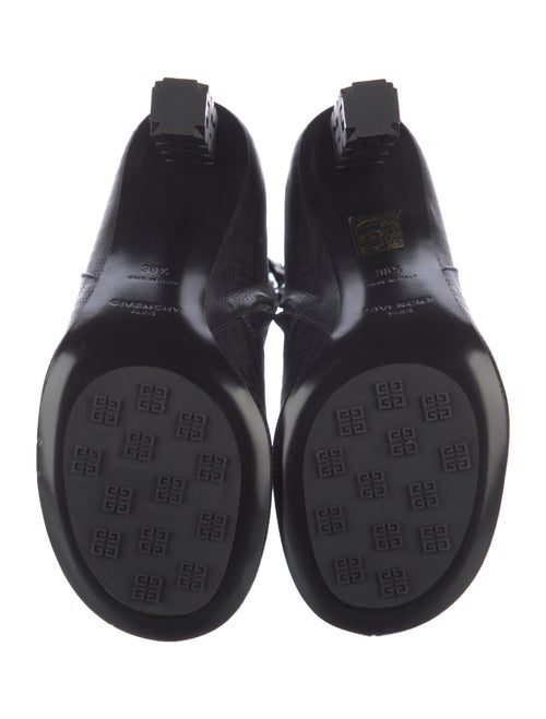 Givenchy Leather Lasercut Accents Boots