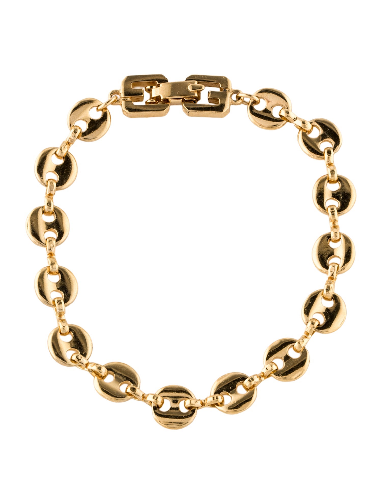 Givenchy Vintage Oval Link Bracelet