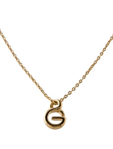 Givenchy Pendant Necklace Vintage 'G'