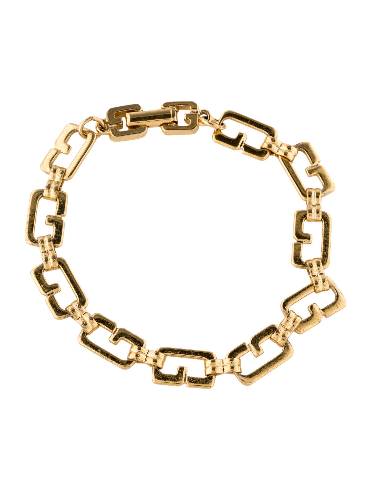 Givenchy Vintage G Link Bracelet