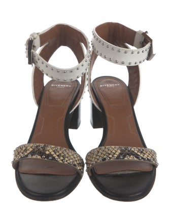 Givenchy Leather Studded Accents Sandals
