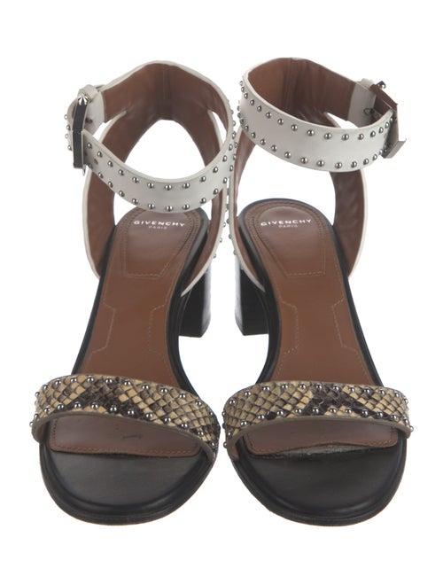 Givenchy Leather Studded Accents Sandals