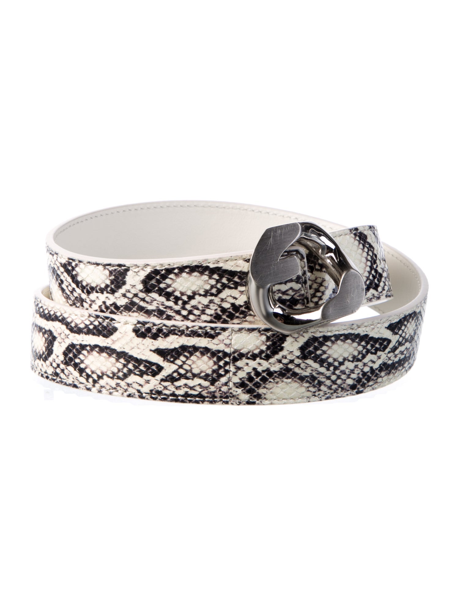 Givenchy Embossed Leather Waist Belt