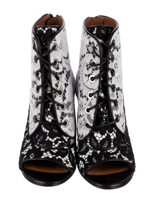 Givenchy Lace Lace Pattern Lace-Up Boots