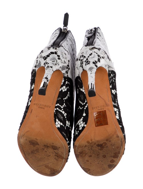 Givenchy Lace Lace Pattern Lace-Up Boots