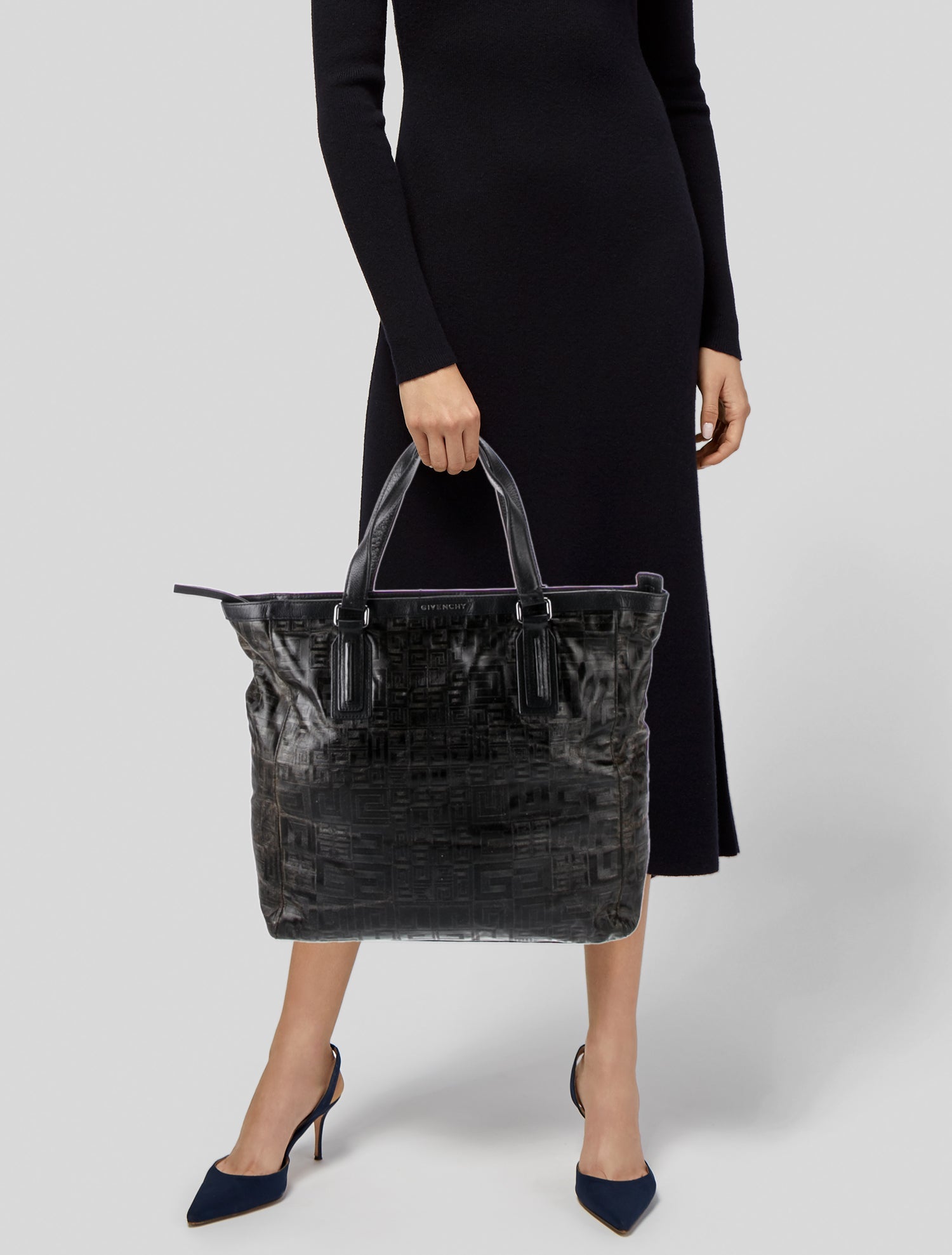 Givenchy Embossed Leather Tote