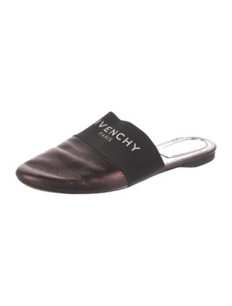 Givenchy Leather Printed Mules