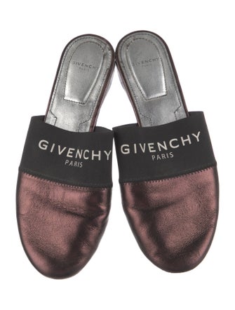Givenchy Leather Printed Mules