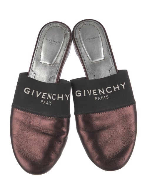 Givenchy Leather Printed Mules