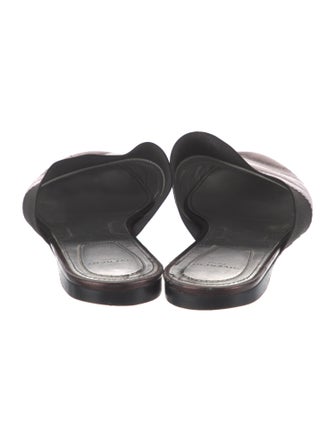 Givenchy Leather Printed Mules